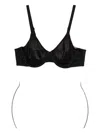 Wacoal Unlined Underwire Bra In Black