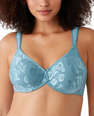 Wacoal Awareness Full Figure Seamless Underwire Bra 85567, Up To I Cup In Adriatic B
