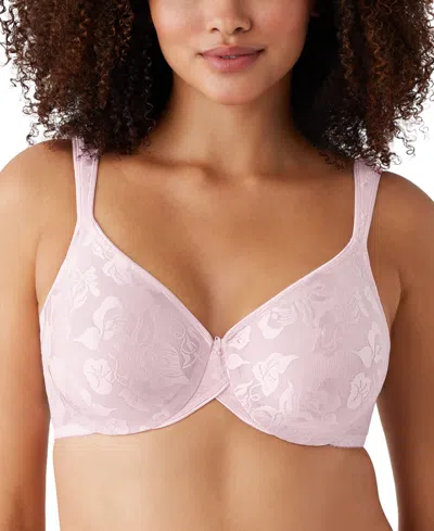 Wacoal Awareness Full Figure Seamless Underwire Bra 85567, Up To I Cup In Chalk Pink