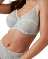 Wacoal Awareness Full Figure Seamless Underwire Bra 85567, Up To I Cup In Blue