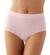 Wacoal B-smooth Brief Panty Womens Ballet Slipper Stretch Seamless Buu567 In Pink
