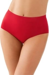 Wacoal B. Smooth Seamless High-cut Briefs In Equestrian