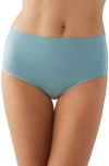 Wacoal B. Smooth Seamless Briefs In Stone Blue