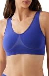 Wacoal B. Smooth Wireless Padded Bralette In Blue