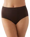 Wacoal B. Smooth Seamless High-cut Briefs In Brown