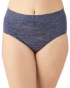 Wacoal B-smooth Full Brief In Patriot Blue Heather