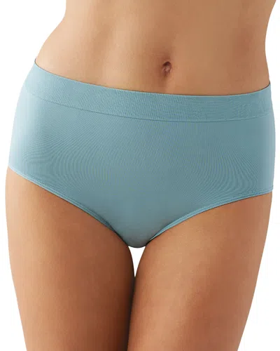 Wacoal B. Smooth Seamless Briefs In Stone Blue