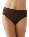 Wacoal B. Smooth Seamless High-cut Briefs In Brown