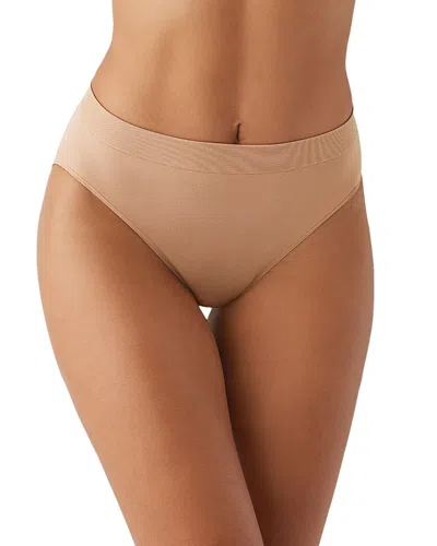 Wacoal B. Smooth Seamless High-cut Briefs In Neutral