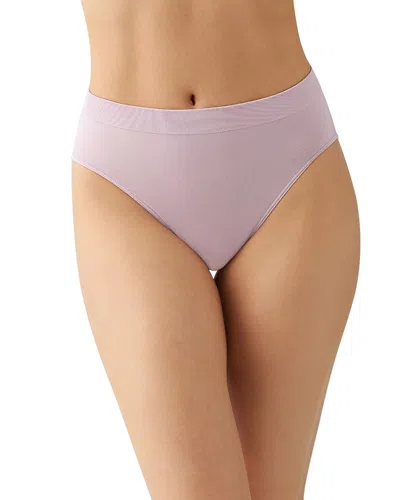 Wacoal B. Smooth Seamless High-cut Briefs In Purple