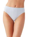 Wacoal B. Smooth Seamless High-cut Briefs In Blue