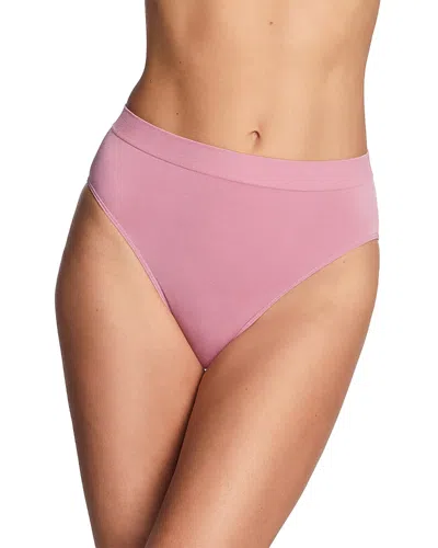 Wacoal B. Smooth Seamless High-cut Briefs In Pink