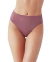 Wacoal B. Smooth Seamless High-cut Briefs In Purple