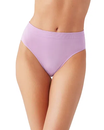 Wacoal B. Smooth Seamless High-cut Briefs In Purple