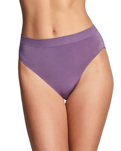 Wacoal B. Smooth Seamless High-cut Briefs In Purple