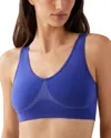 Wacoal B. Smooth Wireless Padded Bralette In Blue