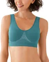 Wacoal B. Smooth Wireless Padded Bralette In Brittany Blue