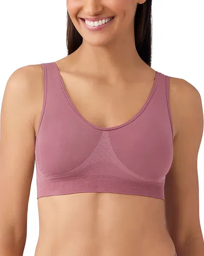 Wacoal B. Smooth Wireless Padded Bralette In Pink