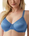 Wacoal Back Appeal Jacquard Underwire Bra In Blue
