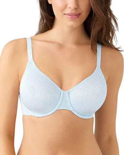 Wacoal Back Appeal Jacquard Underwire Bra In Blue