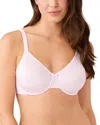 Wacoal Back Appeal Jacquard Underwire Bra In Pink