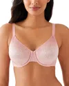 Wacoal Back Appeal Full-coverage Underwire Bra In Rose Elegant