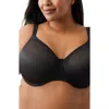 Wacoal Plus Size Back Appeal H-k Cup Underwire Bra 855403 In Black