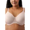 Wacoal Plus Size Back Appeal H-k Cup Underwire Bra 855403 In Rose Dust
