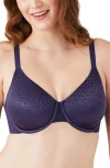 Wacoal Back Appeal Smoothing Underwire Bra In Purple