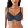 Wacoal Back Appeal Smoothing Underwire Bra In Blue