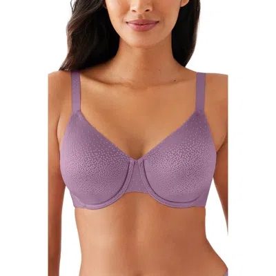 Wacoal Back Appeal Smoothing Underwire Bra In Purple