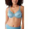 Wacoal Women's Back Appeal Underwire Bra 855303 In Blue