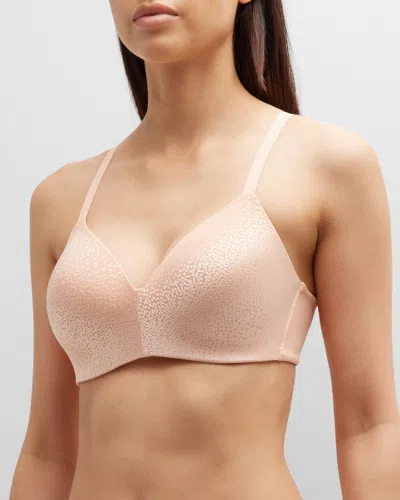 Wacoal Back Appeal Speckled Contour Bra In Almst Apricot