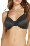 Wacoal Back Appeal Full-coverage Underwire Bra In Black