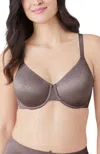 Wacoal Back Appeal Smoothing Underwire Bra In Brown