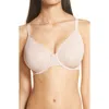 Wacoal Back Appeal Polka-dot Pattern Minimiser-cup Stretch-woven Bra