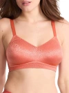 Wacoal Back Appeal Wire-free Bra In Mineral Red