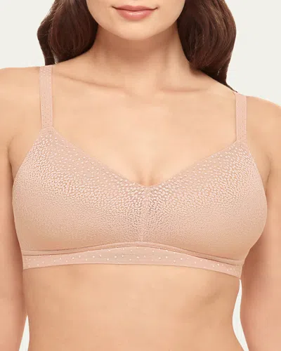 Wacoal Back Appeal Wire-free Bra In Pink