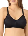 Wacoal Back Appeal Smoothing Wireless Bra In Black