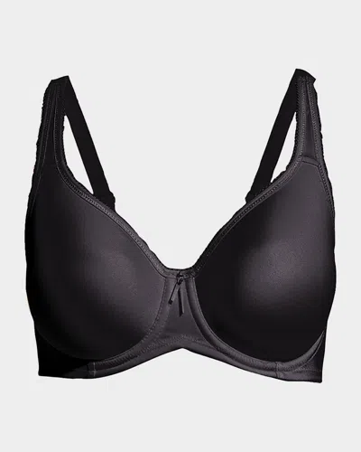 Wacoal Basic Beauty Full-figure Contour Spacer Bra In Black