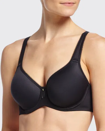 Wacoal Basic Beauty Full-figure Contour Spacer Bra In Black