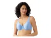 Wacoal Basic Beauty Full Figure Underwire Bra 855192 In Blue