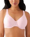 Wacoal Basic Beauty Full-figure Underwire Bra 855192, Up To H Cup In Ballet Slipper
