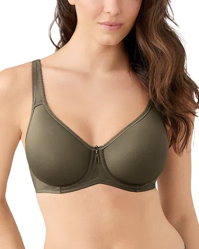 Wacoal Basic Beauty Full-figure Spacer Underwire T-shirt Bra In Brown