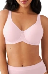Wacoal Basic Beauty Full-figure Spacer Underwire T-shirt Bra In Ballet Slipper