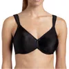 Wacoal Bodysuede Full Figure Seamless Bra In Black In Black