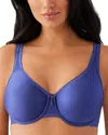 Wacoal Basic Beauty Full-figure Spacer Underwire T-shirt Bra In Blue