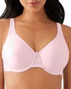 Wacoal Basic Beauty Full-figure Underwire Bra 855192, Up To H Cup In Ballet Slipper
