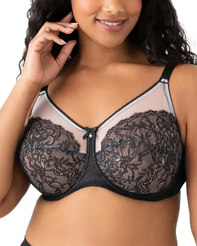 Wacoal Bra - Retro Chic Full Figure Unlined Underwire # 855186 In Black
