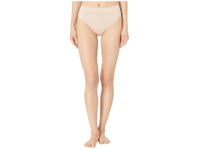 Wacoal B-smooth High-cut Briefs Women's Underwear Rose Dust: Xl, Cotton/nylon/spandex In Neutral